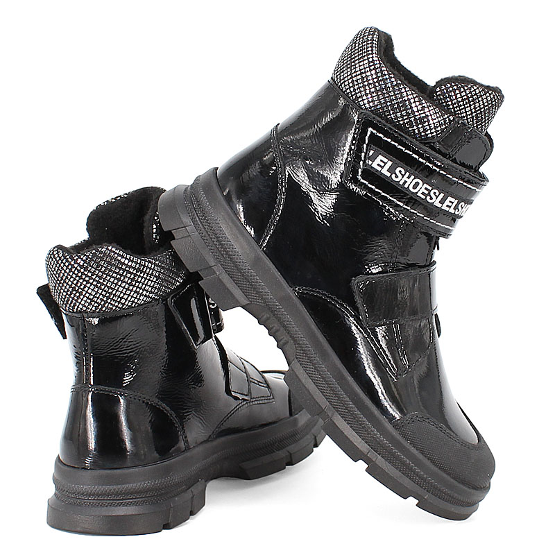 Ботинки байка, артикул 1973, цвет черный купить в интернет-магазине Shoeslel с доставкой по России