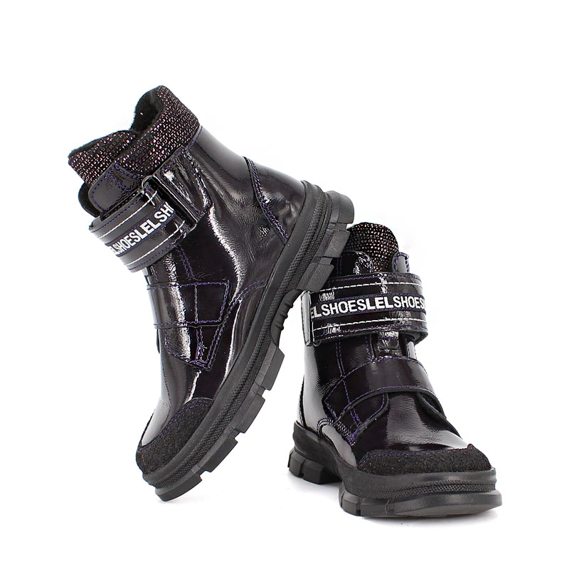 Ботинки байка, артикул 1973, цвет черничный купить в интернет-магазине Shoeslel с доставкой по России