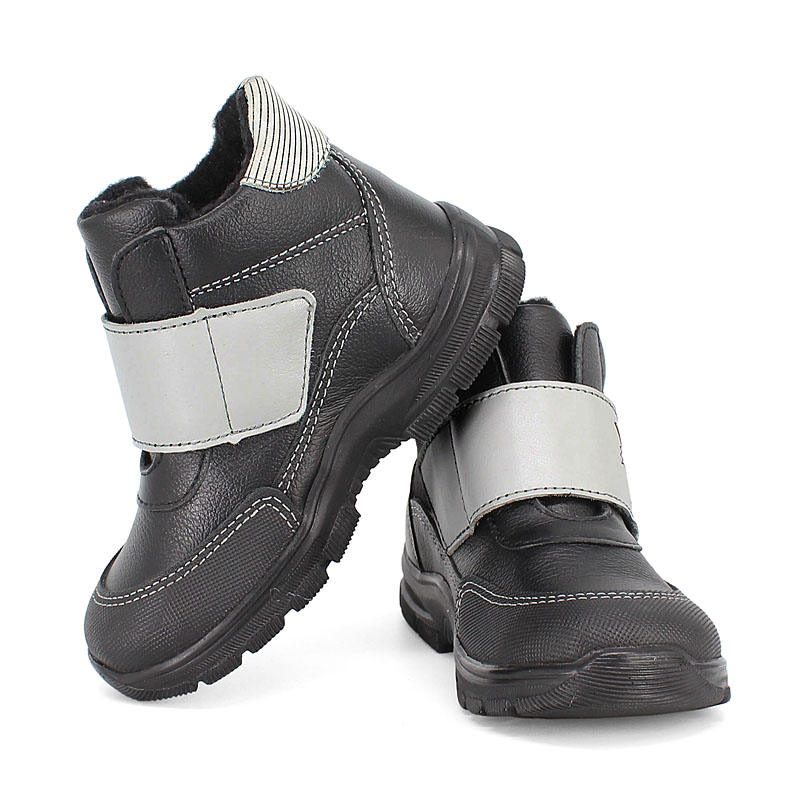 Ботинки малодетские байка, артикул 1975, цвет черный купить в интернет-магазине Shoeslel с доставкой по России