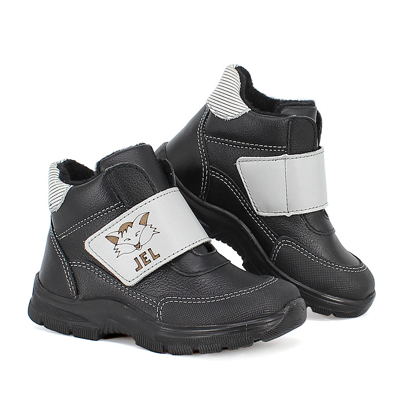 Ботинки малодетские байка, артикул 1975, цвет черный купить в интернет-магазине Shoeslel с доставкой по России