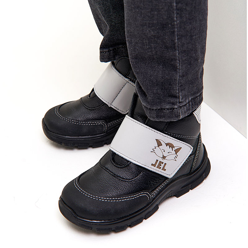 Ботинки малодетские байка, артикул 1975, цвет черный купить в интернет-магазине Shoeslel с доставкой по России