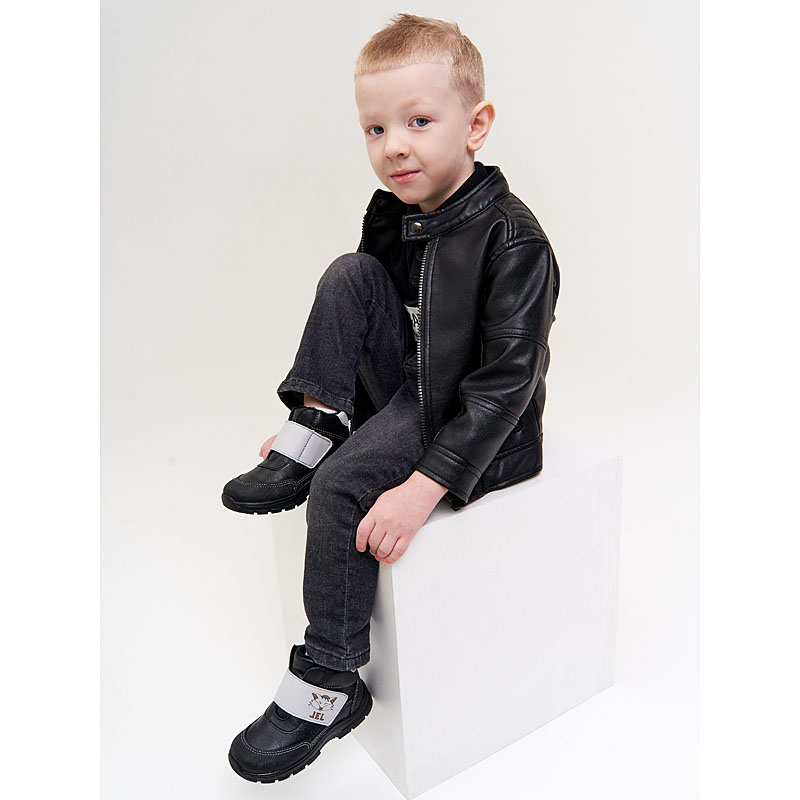 Ботинки малодетские байка, артикул 1975, цвет черный купить в интернет-магазине Shoeslel с доставкой по России