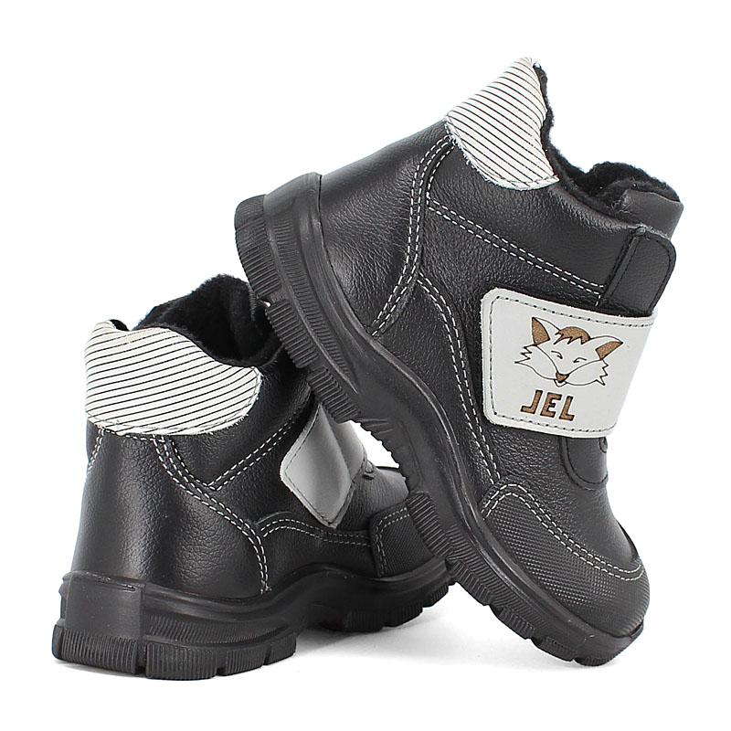 Ботинки малодетские байка, артикул 1975, цвет черный купить в интернет-магазине Shoeslel с доставкой по России