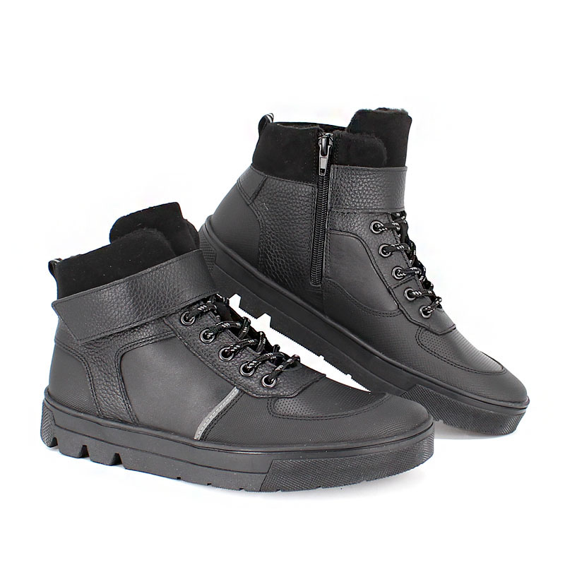 Ботинки байка, артикул 1978, цвет черный купить в интернет-магазине Shoeslel с доставкой по России