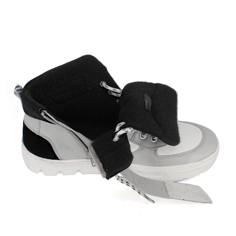 Ботинки байка, артикул 1978, цвет серый купить в интернет-магазине Shoeslel с доставкой по России