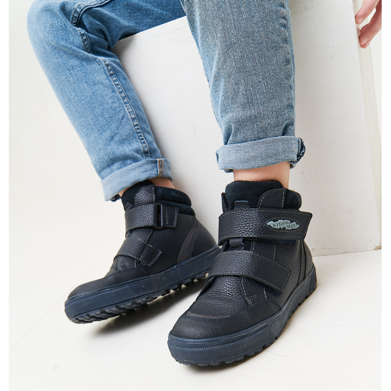 Ботинки байка, артикул 1979, цвет синий купить в интернет-магазине Shoeslel с доставкой по России