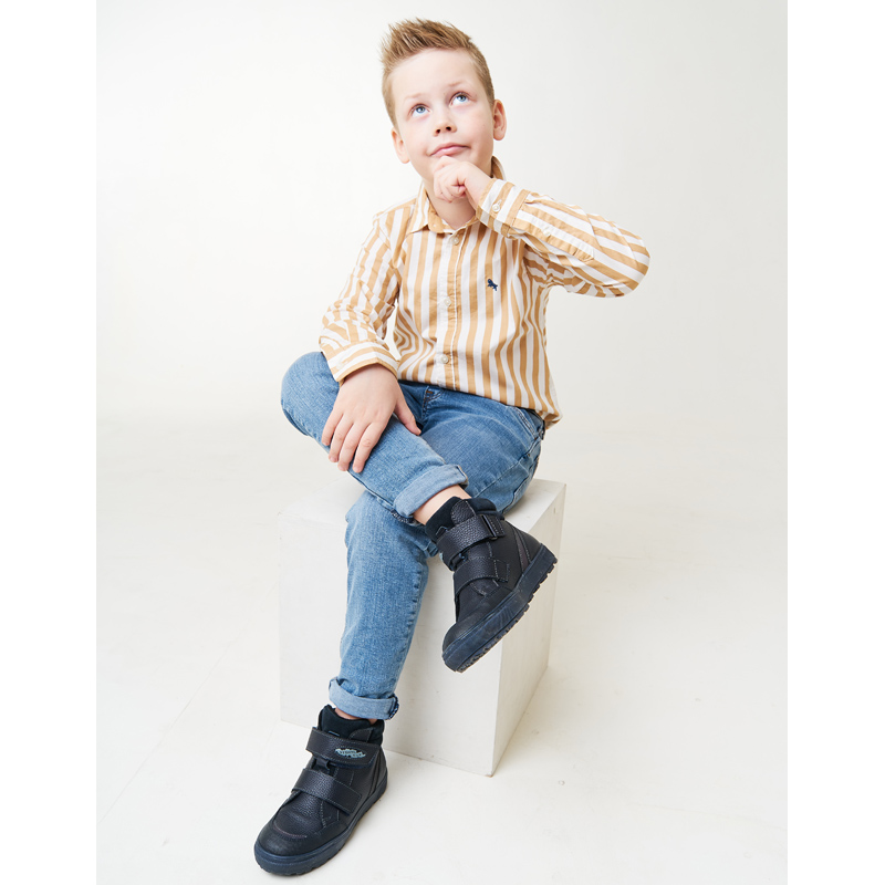 Ботинки байка, артикул 1979, цвет синий купить в интернет-магазине Shoeslel с доставкой по России