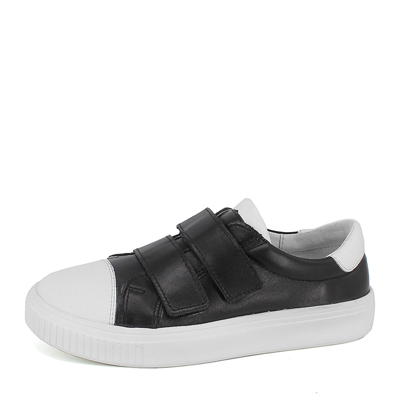 Полуботинки, артикул 1980, цвет черно-белый купить в интернет-магазине Shoeslel с доставкой по России