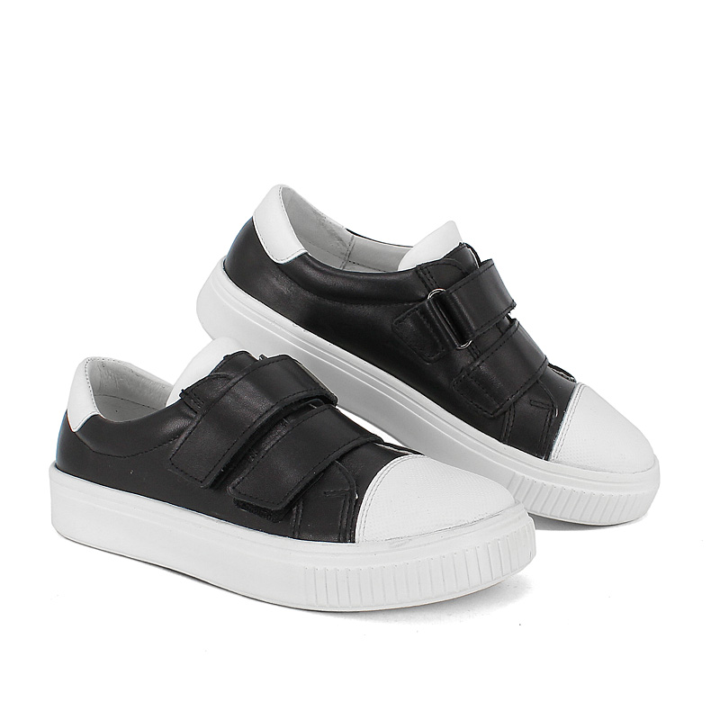 Полуботинки, артикул 1980, цвет черно-белый купить в интернет-магазине Shoeslel с доставкой по России