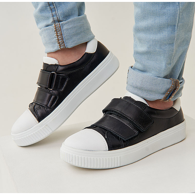 Полуботинки, артикул 1980, цвет черно-белый купить в интернет-магазине Shoeslel с доставкой по России