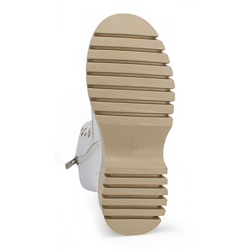 Ботинки байка, артикул 1981, цвет белый купить в интернет-магазине Shoeslel с доставкой по России