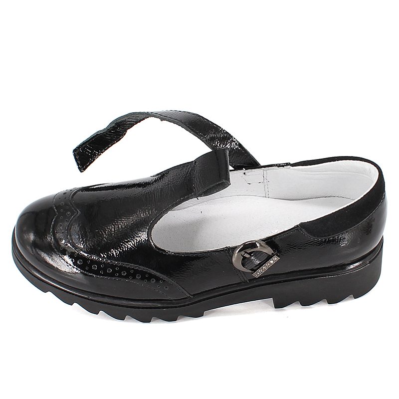 Туфли, артикул 1985, цвет черный купить в интернет-магазине Shoeslel с доставкой по России