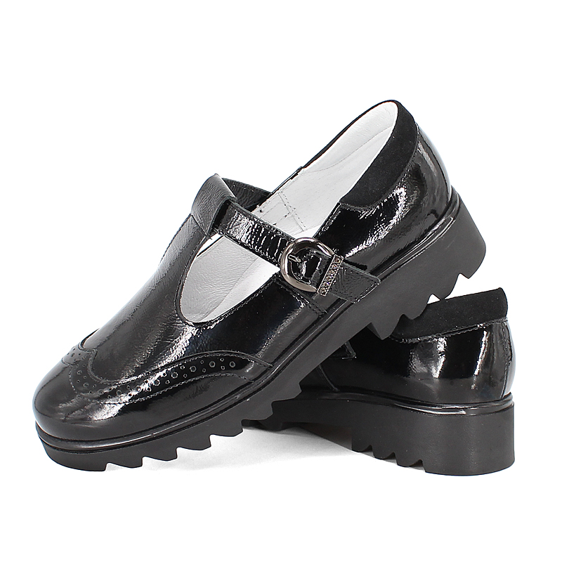 Туфли, артикул 1985, цвет черный купить в интернет-магазине Shoeslel с доставкой по России