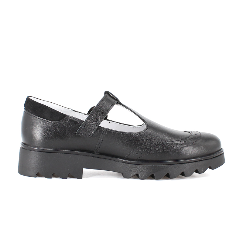 Туфли, артикул 1985, цвет хром, черный купить в интернет-магазине Shoeslel с доставкой по России