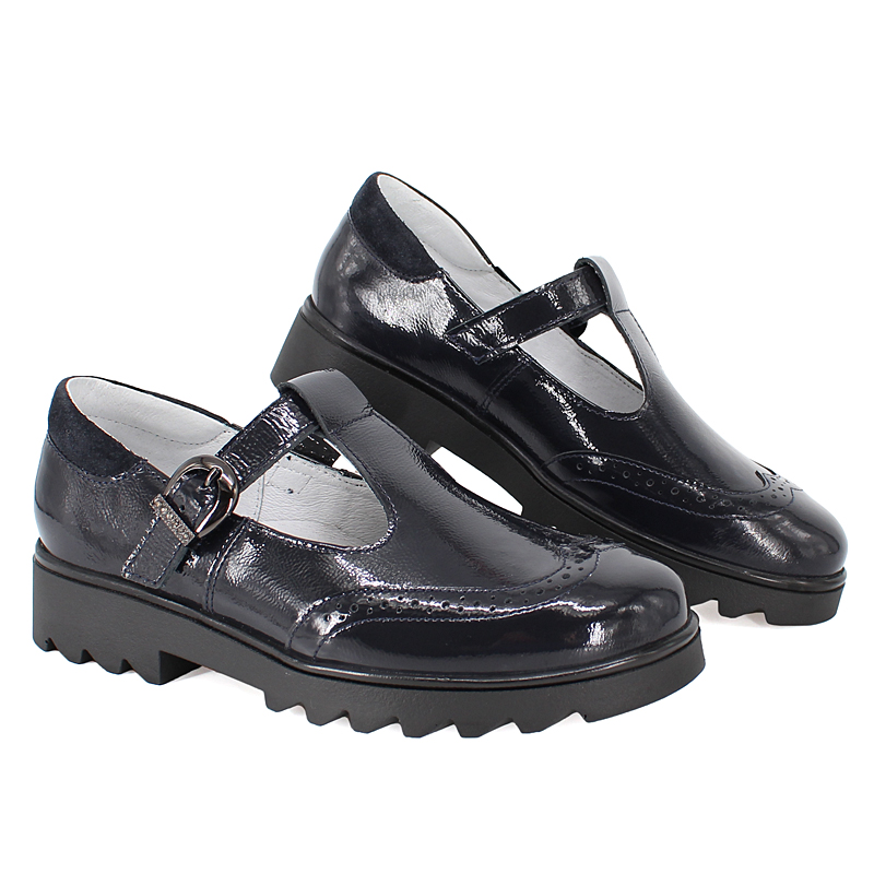 Туфли, артикул 1985, цвет синий купить в интернет-магазине Shoeslel с доставкой по России