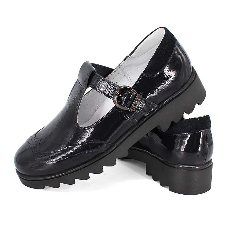 Туфли, артикул 1985, цвет синий купить в интернет-магазине Shoeslel с доставкой по России