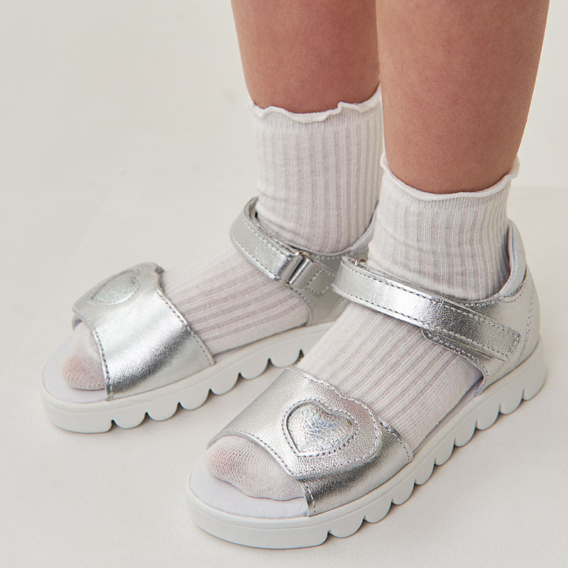 Туфли летние, артикул 1986, цвет серебристый купить в интернет-магазине Shoeslel с доставкой по России