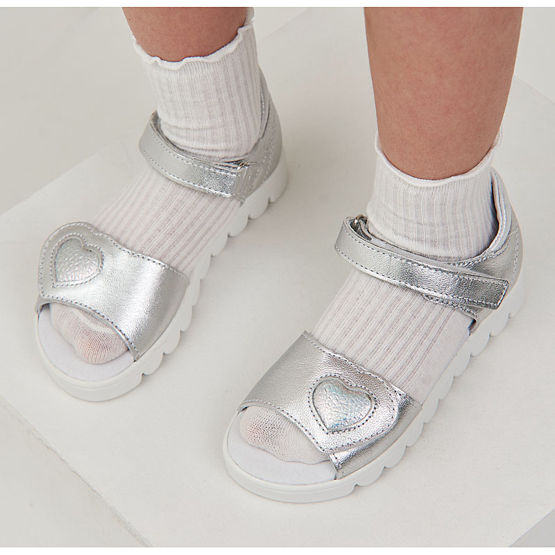 Туфли летние, артикул 1986, цвет серебристый купить в интернет-магазине Shoeslel с доставкой по России