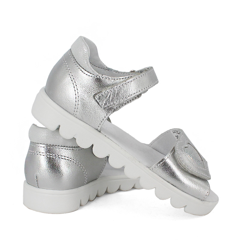 Туфли летние, артикул 1986, цвет серебристый купить в интернет-магазине Shoeslel с доставкой по России