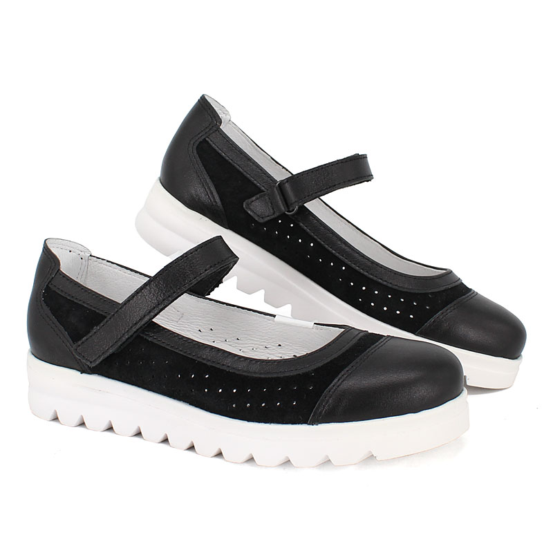 Туфли, артикул 1994, цвет черный купить в интернет-магазине Shoeslel с доставкой по России