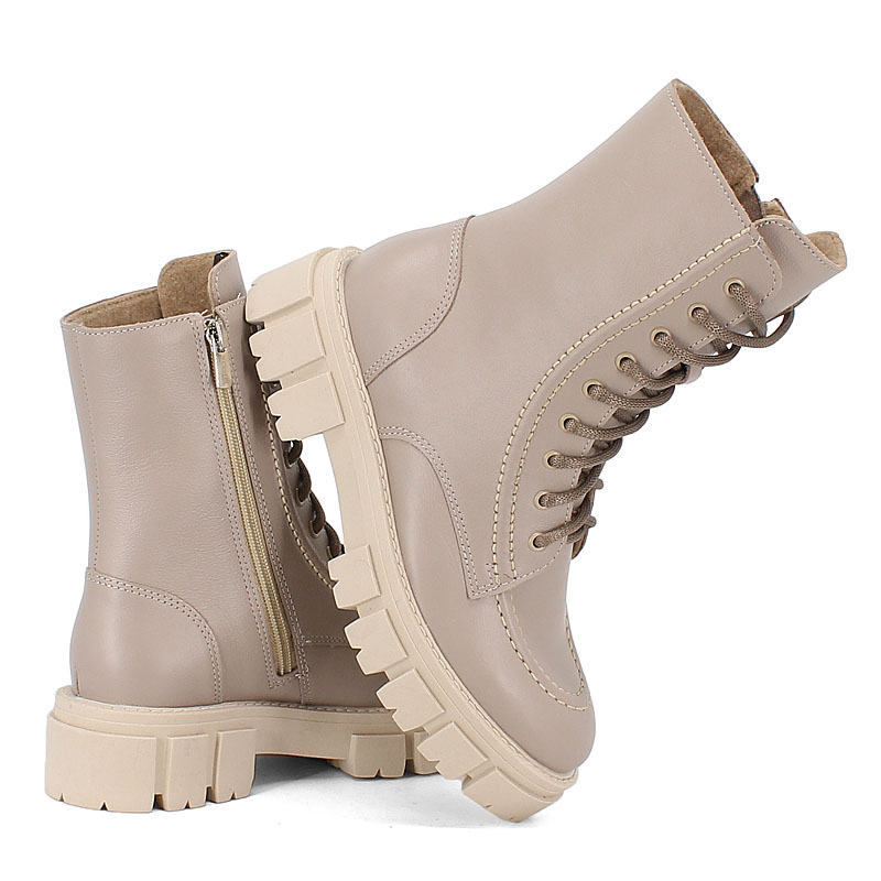 Ботинки байка, артикул 1996, цвет бежевый купить в интернет-магазине Shoeslel с доставкой по России