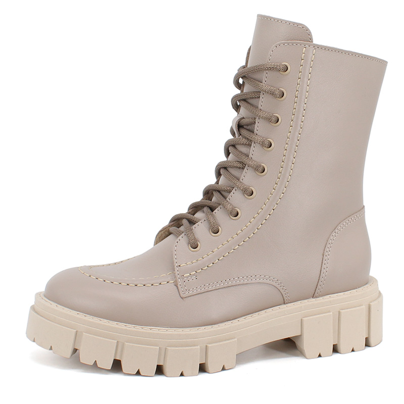 Ботинки байка, артикул 1996, цвет бежевый купить в интернет-магазине Shoeslel с доставкой по России