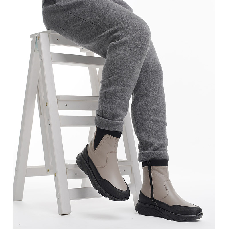 Полусапожки, артикул 1999, цвет бежевый купить в интернет-магазине Shoeslel с доставкой по России