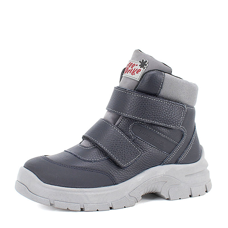 Ботинки нат.мех, артикул 2004, цвет синий купить в интернет-магазине Shoeslel с доставкой по России