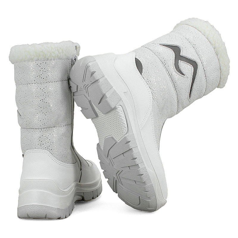 Сапожки нат.мех, артикул 2006, цвет белый купить в интернет-магазине Shoeslel с доставкой по России