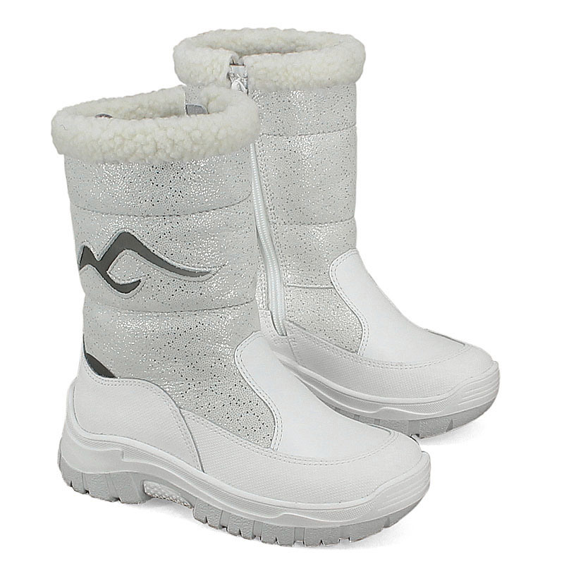 Сапожки нат.мех, артикул 2006, цвет белый купить в интернет-магазине Shoeslel с доставкой по России