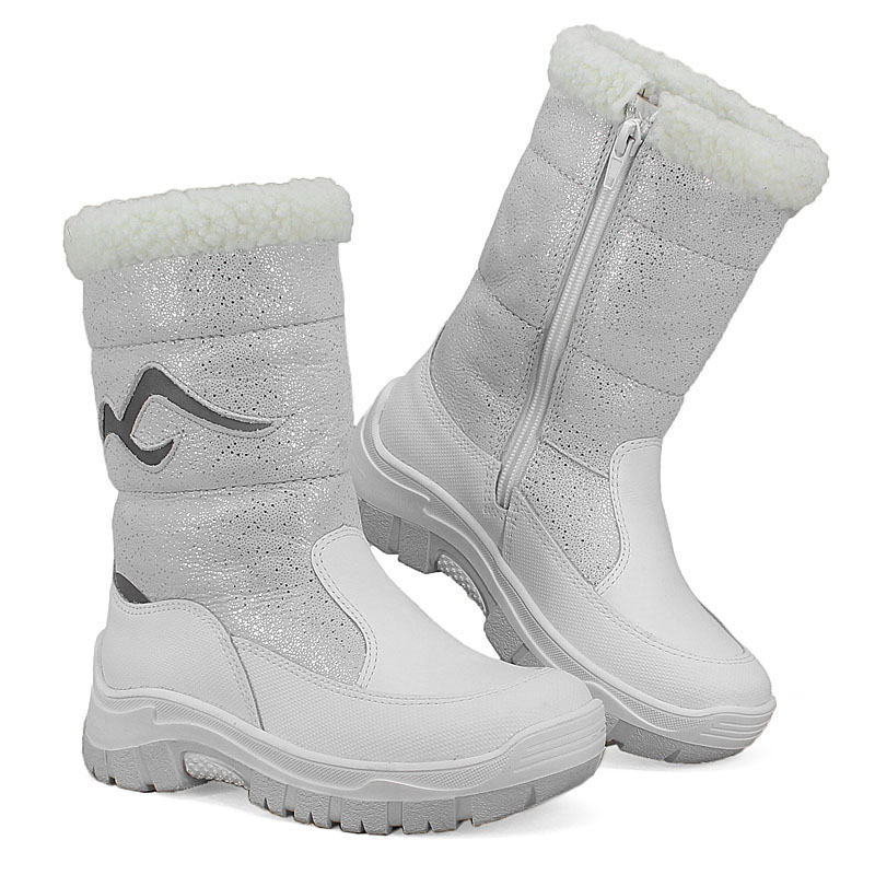 Сапожки нат.мех, артикул 2006, цвет белый купить в интернет-магазине Shoeslel с доставкой по России