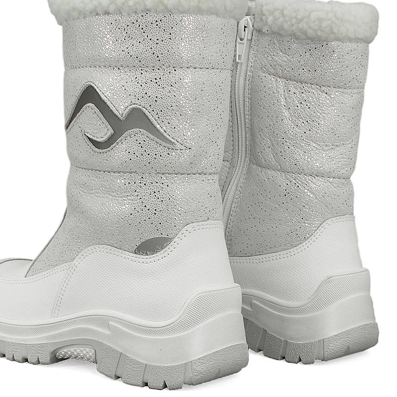 Сапожки нат.мех, артикул 2006, цвет белый купить в интернет-магазине Shoeslel с доставкой по России