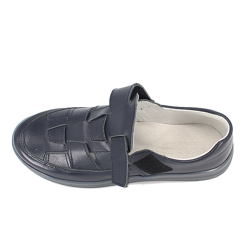 Полуботинки, артикул 2009, цвет синий купить в интернет-магазине Shoeslel с доставкой по России