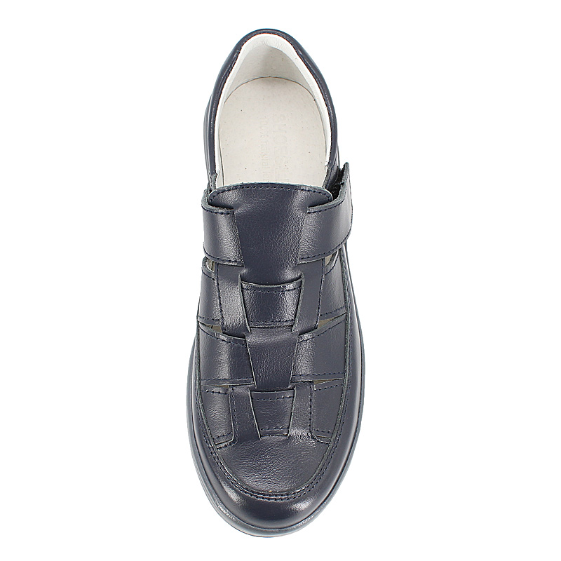 Полуботинки, артикул 2009, цвет синий купить в интернет-магазине Shoeslel с доставкой по России