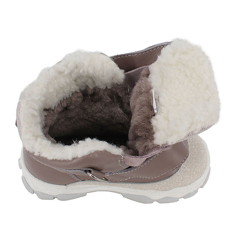 Ботинки малодетские нат.мех, артикул 2011, цвет лавандовый купить в интернет-магазине Shoeslel с доставкой по России