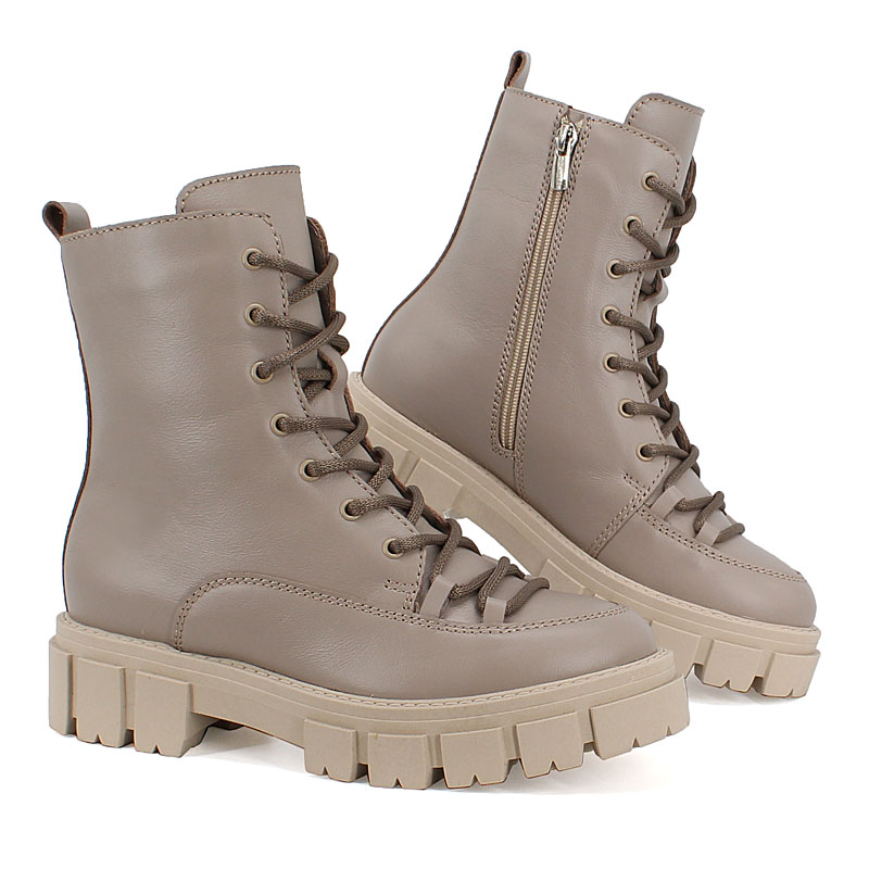 Ботинки, артикул 2018, цвет бежевый купить в интернет-магазине Shoeslel с доставкой по России