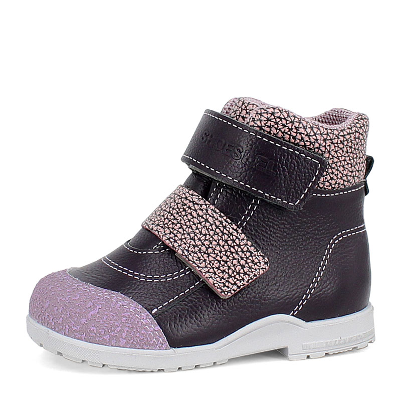 Ботинки ясельные, артикул 2019, цвет черничный купить в интернет-магазине Shoeslel с доставкой по России