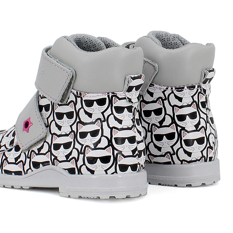 Ботинки ясельные, артикул 2019, цвет серый купить в интернет-магазине Shoeslel с доставкой по России