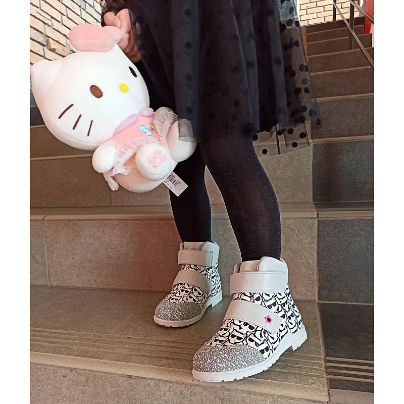 Ботинки ясельные, артикул 2019, цвет серый купить в интернет-магазине Shoeslel с доставкой по России