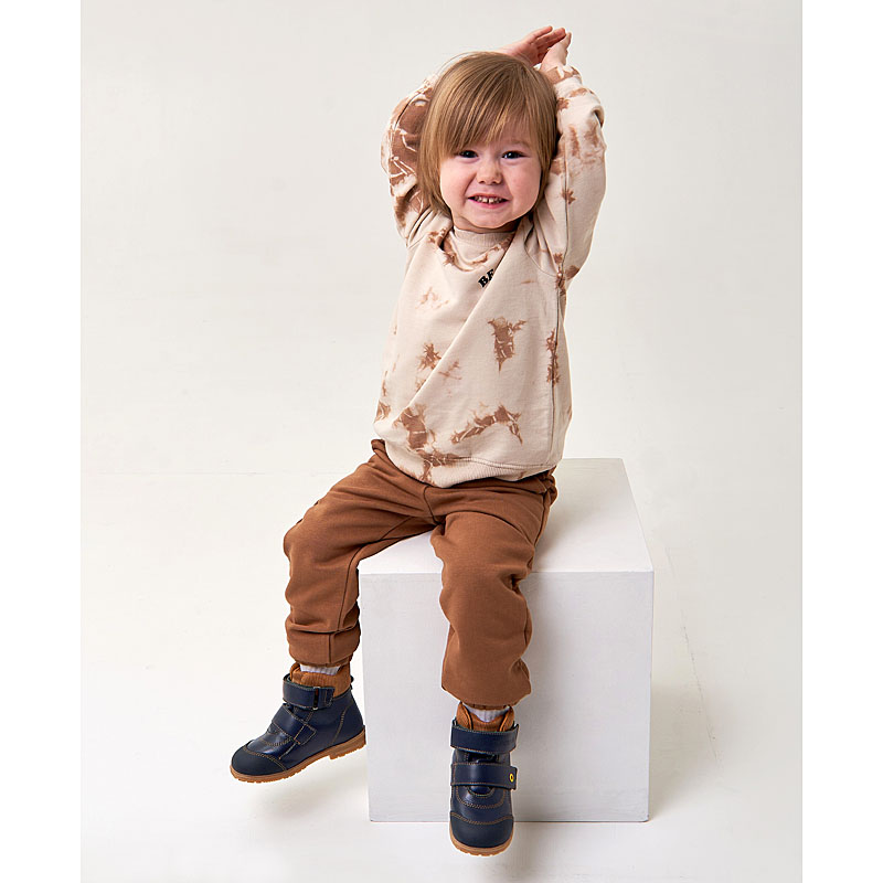 Ботинки ясельные, артикул 2019, цвет синий купить в интернет-магазине Shoeslel с доставкой по России