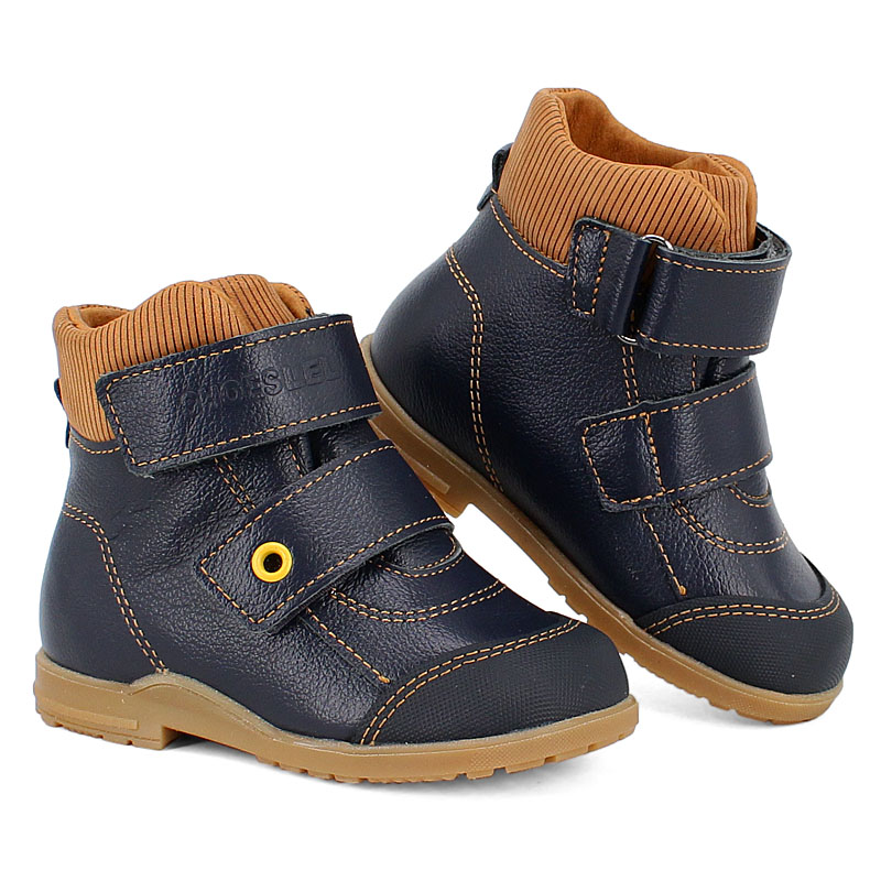 Ботинки ясельные, артикул 2019, цвет синий купить в интернет-магазине Shoeslel с доставкой по России