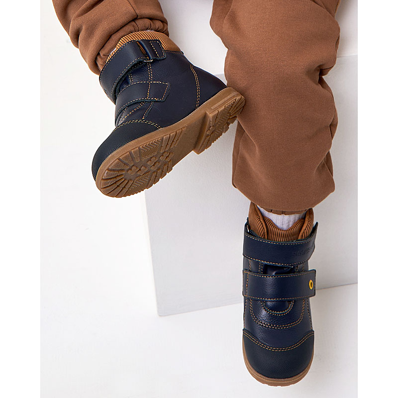 Ботинки ясельные, артикул 2019, цвет синий купить в интернет-магазине Shoeslel с доставкой по России