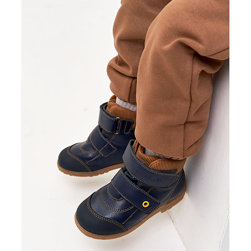 Ботинки ясельные, артикул 2019, цвет синий купить в интернет-магазине Shoeslel с доставкой по России