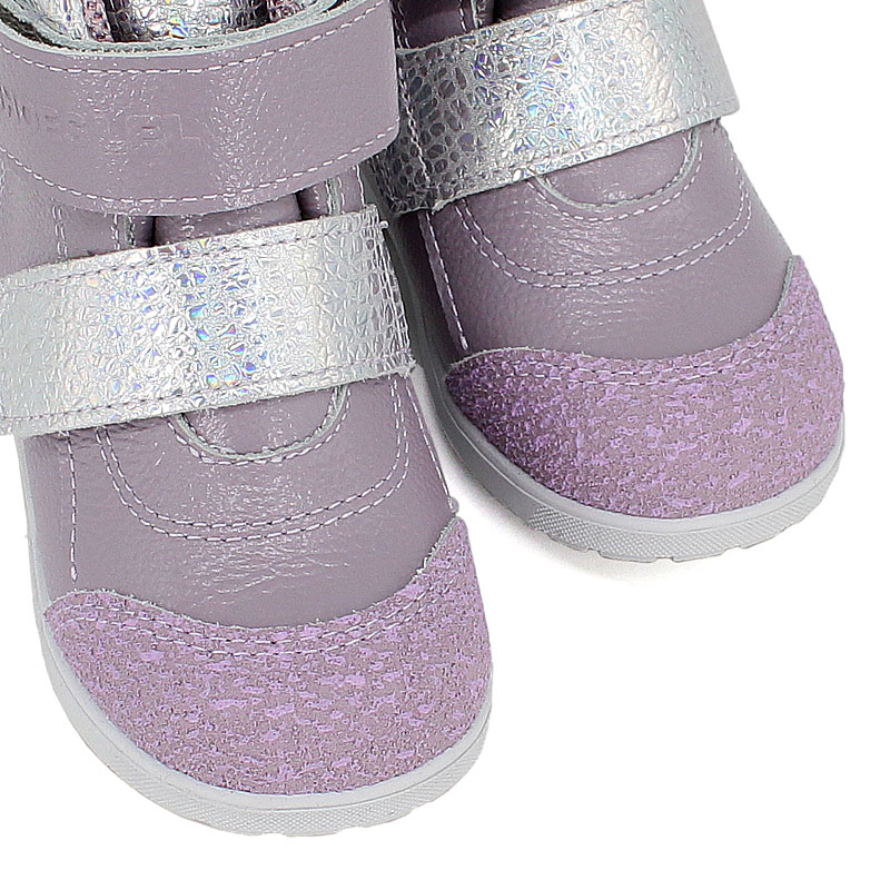 Ботинки ясельные, артикул 2019, цвет сиреневый купить в интернет-магазине Shoeslel с доставкой по России