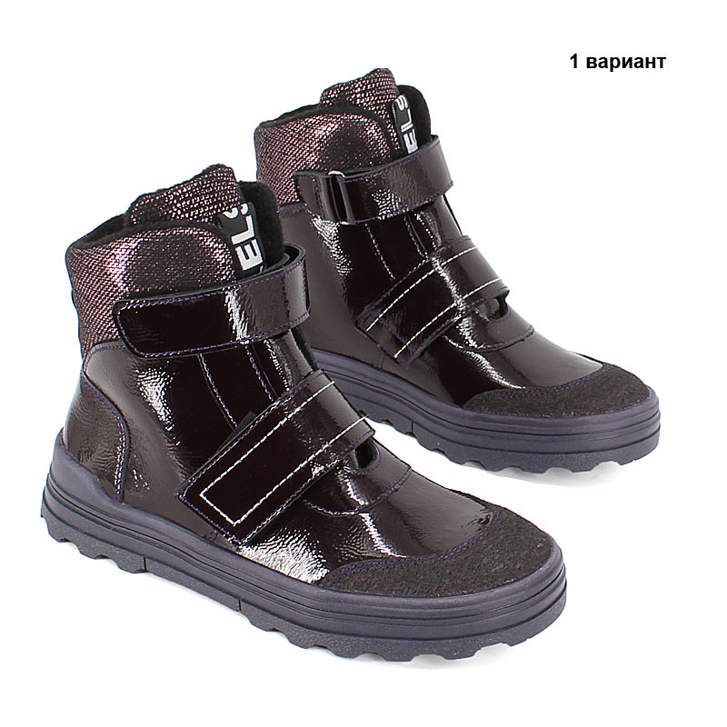 Ботинки байка, артикул 2021, цвет черничный купить в интернет-магазине Shoeslel с доставкой по России