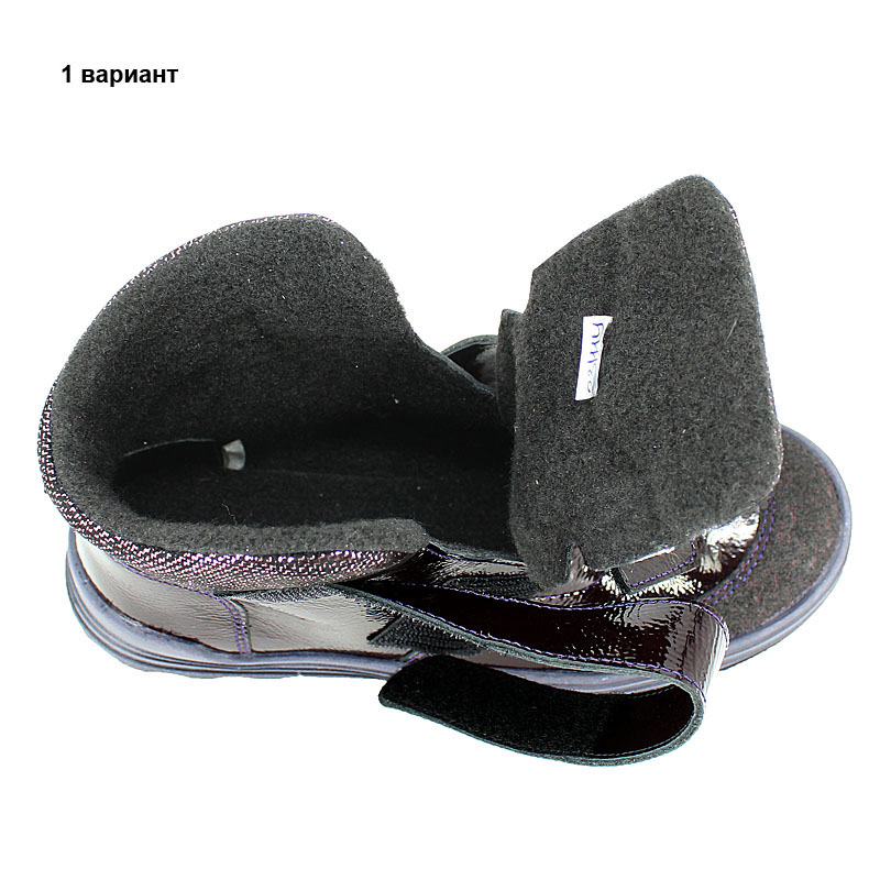 Ботинки байка, артикул 2021, цвет черничный купить в интернет-магазине Shoeslel с доставкой по России