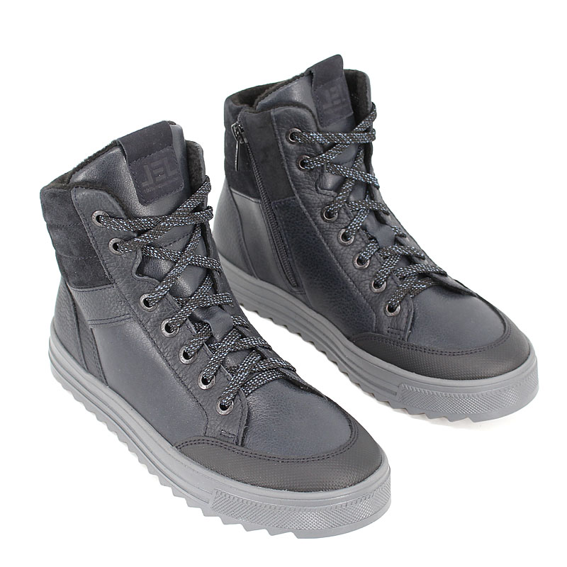 Ботинки байка, артикул 2022, цвет синий купить в интернет-магазине Shoeslel с доставкой по России