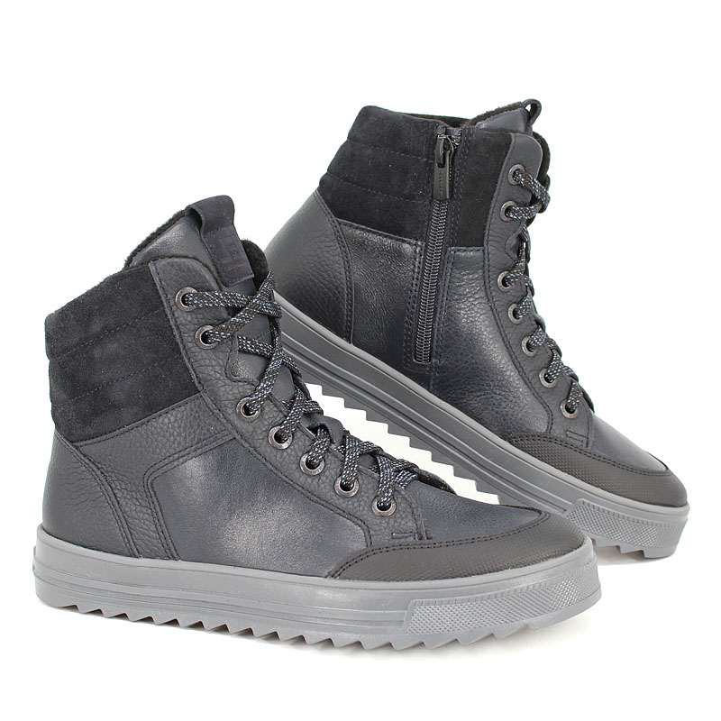 Ботинки байка, артикул 2022, цвет синий купить в интернет-магазине Shoeslel с доставкой по России