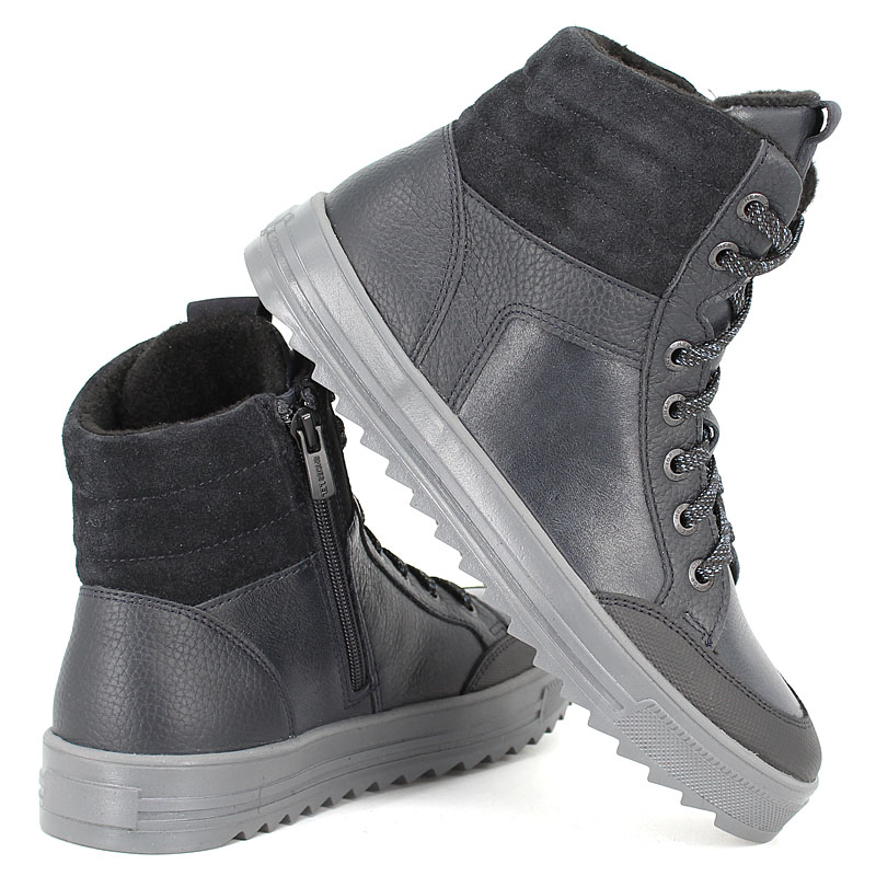 Ботинки байка, артикул 2022, цвет синий купить в интернет-магазине Shoeslel с доставкой по России