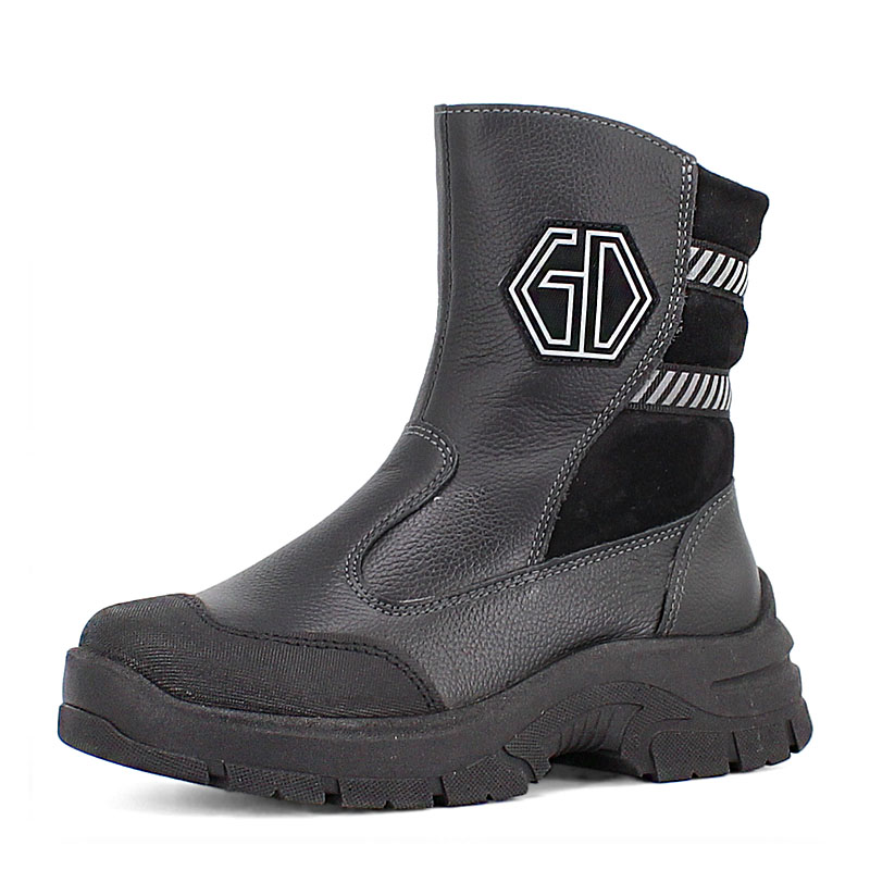 Сапожки нат.мех, артикул 2025, цвет черный купить в интернет-магазине Shoeslel с доставкой по России